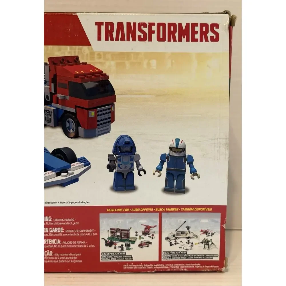KRE-O Hasbro Transformers Optimus Prime & Mirage (209 Pieces) FREE SHIPPING